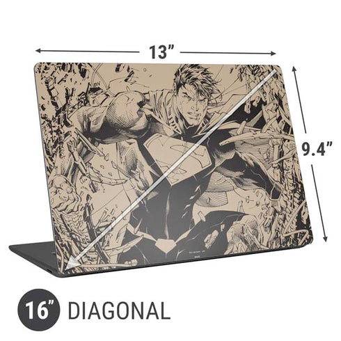 DC Comics Superman Unchained #1 Original Cover Pencils Universal Laptop 16in (13 x 9.4in) Skin